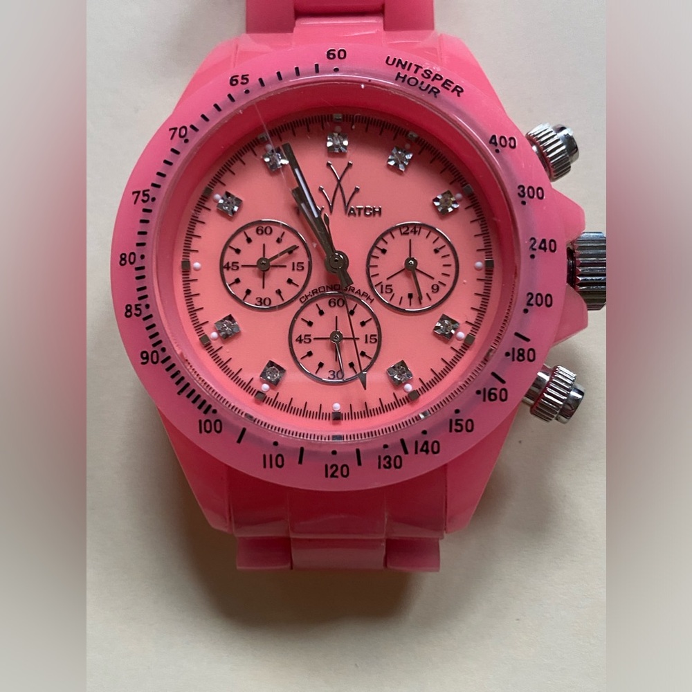 ToyWatch ; brand new battery; Pink